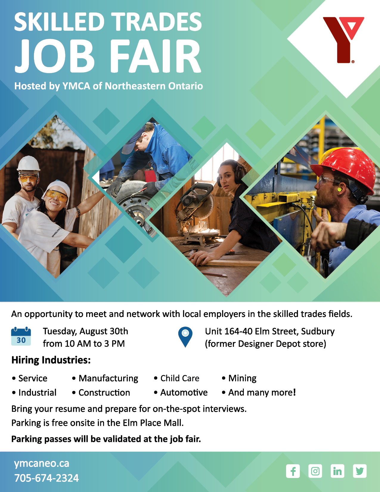 Skilled Trades Job Fair YMCA Of Northeastern Ontario