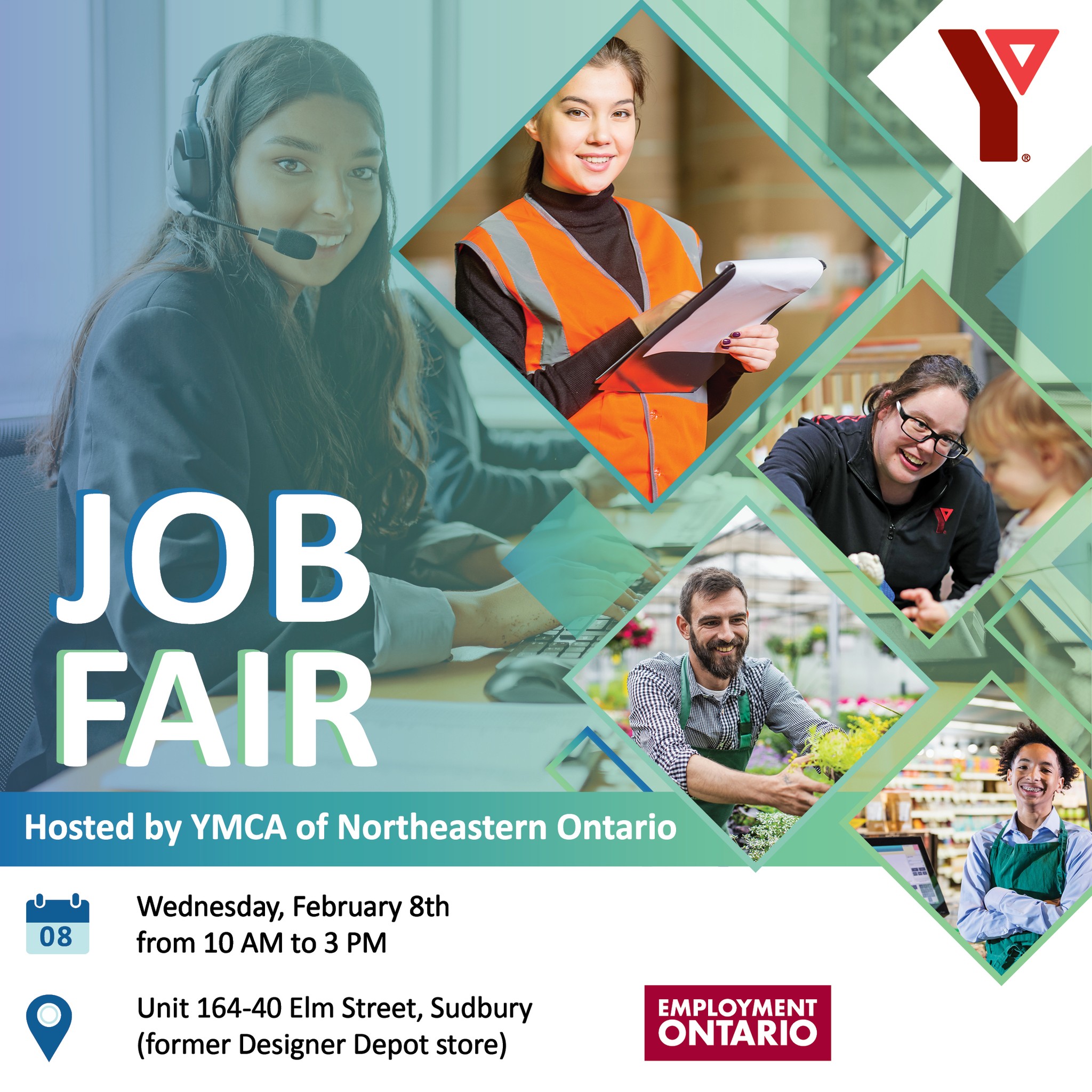 YMCA: Job Fair – Feb 8/23